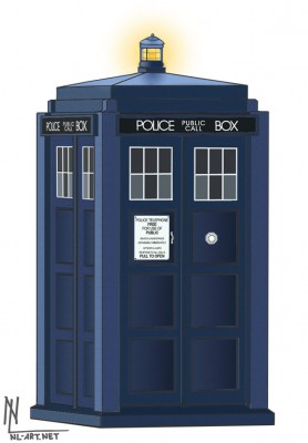 Time and TARDIS Relative Dimension in Space
