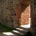 small doorway in the wall