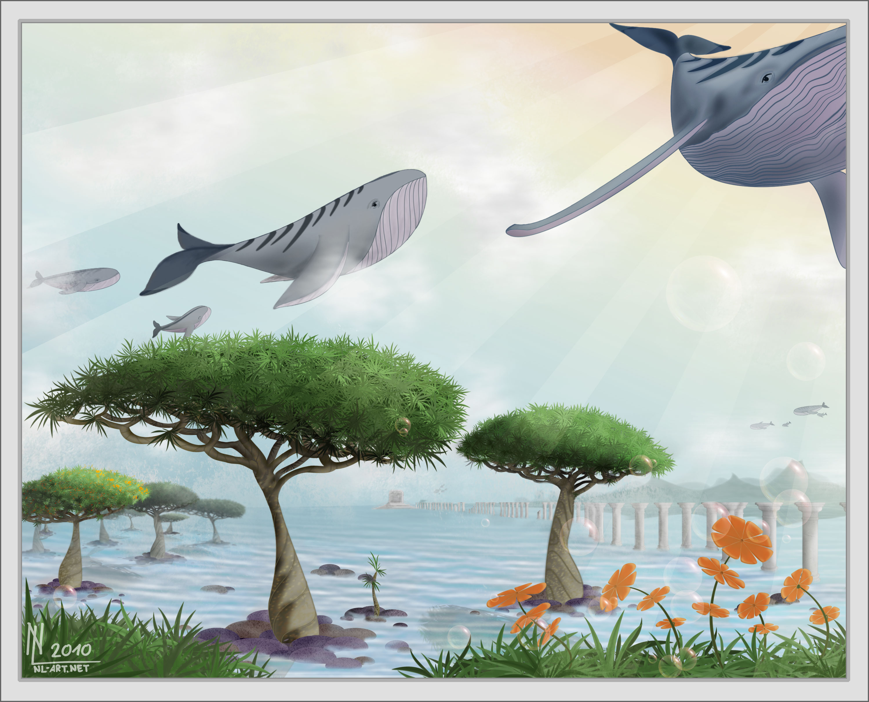 daydream of the flying whales